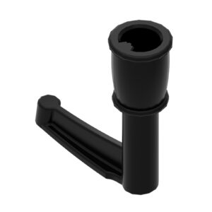 Long aluminium  bottom end cap  - Alliance