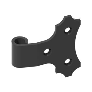 Decorative hinge without pin - Ø14 - L.85 - offset 16