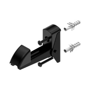 Automatic stopper with screws, dowels for single shutter