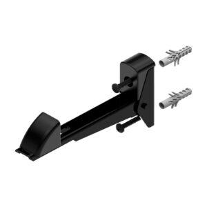 Automatic stopper with screws, dowels for double shutter