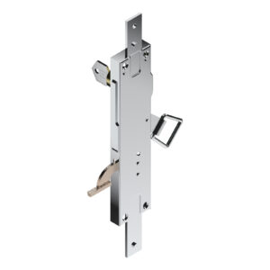 Lock  - offset 3rd point - brass - CA