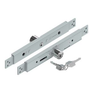 Surface-mounted rim lock for end blade