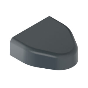 Hinge cover for heavy-duty gate - PLATIMIUM