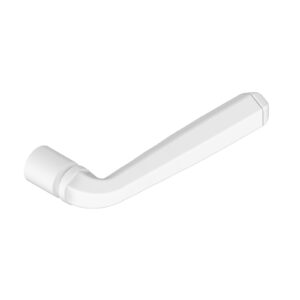Polycarbonate lever handles