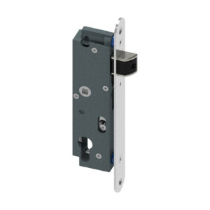 Serrure GK à pêne rentrant - axe à 35 - têtière ronde - à encastrer