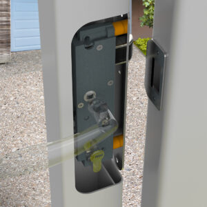 Serrures à encastrer, gâche, butées et kits visserie