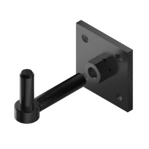 Adjustable hinge plate - Ø16 pin