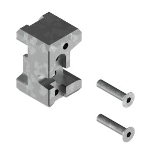 Insert taraudé 40x40