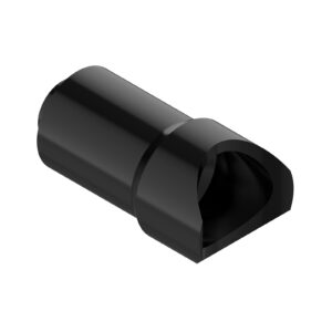 Entretoise pour gond à scellement chimique en inox pour double vantaux